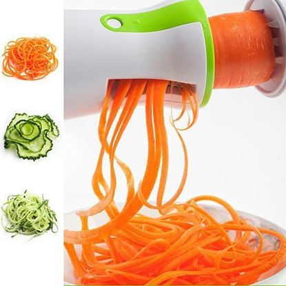 Picture of Salad Lover's Spiral Slicer 2 Blades Handheld And Compact