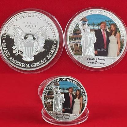 Picture of The First Couple Commemorative Coin With Donald And Melania Trump