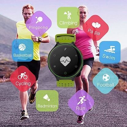 Picture of Smart Fit Sporty Waterproof Watch W/ Active Heart Rate and Blood Pressure Monitor