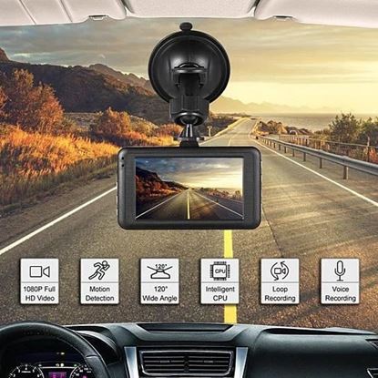 Picture of Black Box Dash Cam 1080P G-Sensor Looping Car Camera