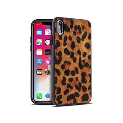 Picture of Wild Cat iPhone Case With Leopard Print Design