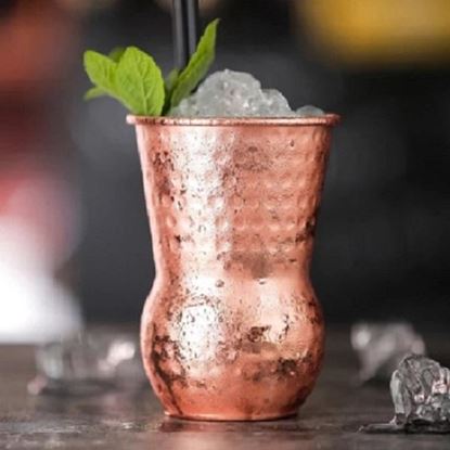 Picture of Urban Bar Tumblers In Hand Hammered Copper