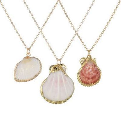 Picture of Heartbeats Seashell Necklace Set Of 3