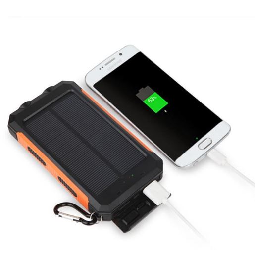 Picture of Jumbo Capacity 20,000 mAh Waterproof Solar Power Bank