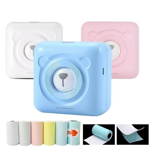 Picture of Mini Magic Wireless Photo Printer + 6 FREE Thermal Rolls