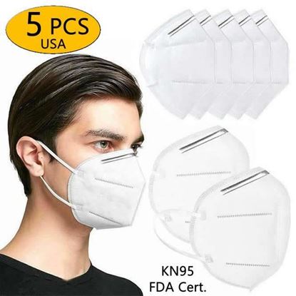 Picture of FDA Reg. KN95 Anti-Dust Filter 95% Face Respirator Protection Mask Roof Mouth Masks