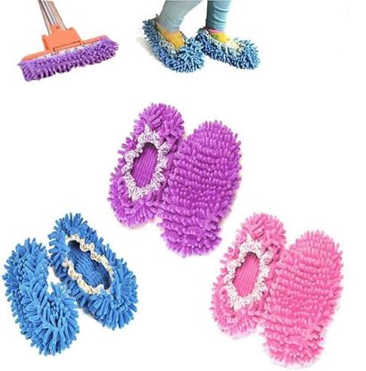 Foto de Lazy Maid Quick Mop Slip-On Slippers 3 prs / 6 pcs