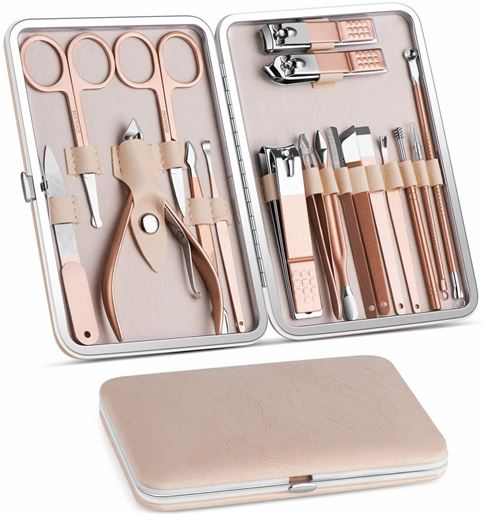 Image sur 18 In 1 Lovely Lady DIY Manicure Pedicure Tool Set