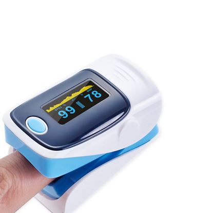 Picture of Fingertip Pulse Oximeter And Blood Oxygen Saturation Monitor With LED Display