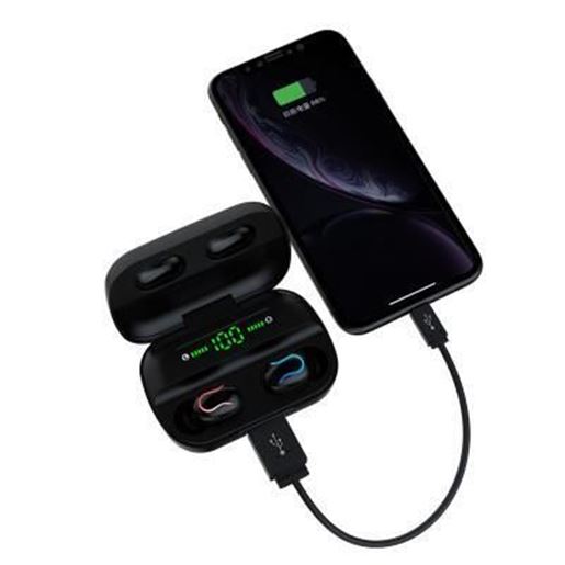 Picture of True Twin Ear pods With Portable Power bank & Charger