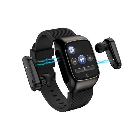 Image sur 2 in 1 Compact Smart Fit Watch And Bluetooth Earpods