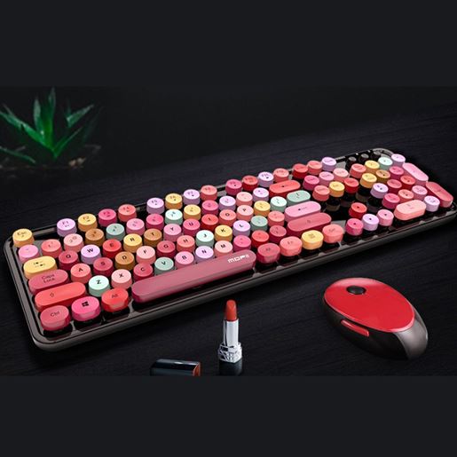 Picture of Spring Multi Wireless Keyboard And Mouse Set