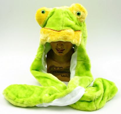 Picture of Large Frog Plush Hat