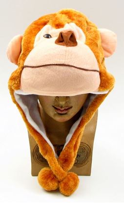 Picture of Kids Monkey Plush Hat