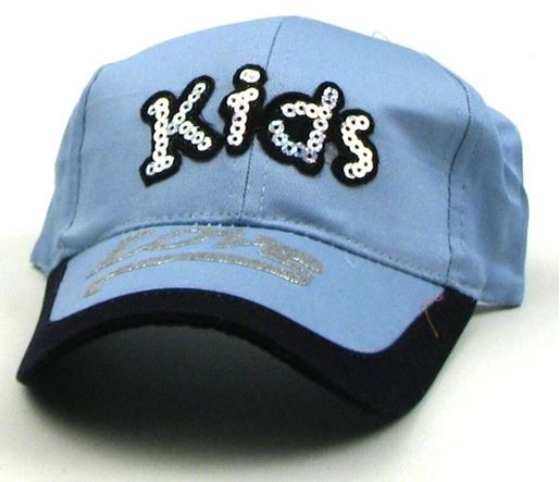 Picture of Two Tone Blue Kids Cap