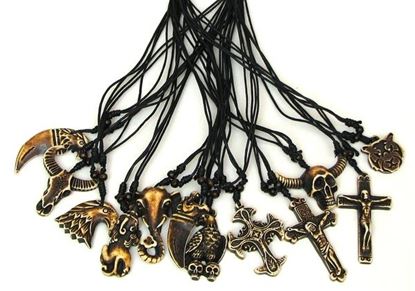 Picture of Bone Necklace Cross Set of 12