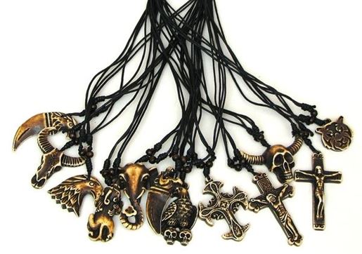 Picture of Bone Necklace Cross Set of 12