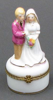 图片 Wedding Couple on Mini Trinket Box
