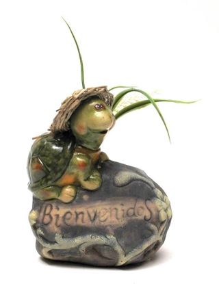 Picture of Pottery Turtle Bienvenidos