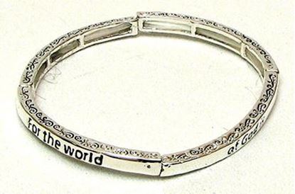 Picture of Stackable Stretch Bangle-For The World