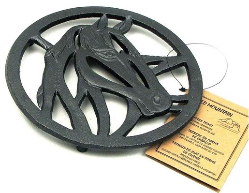 Picture of Old Mountain Horse Trivet Cast Iron