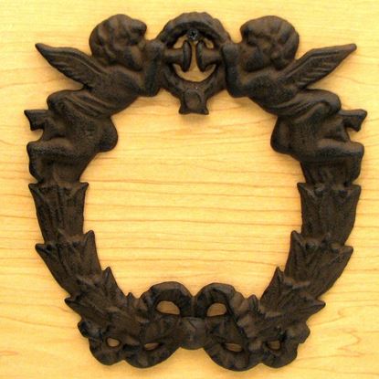 Picture of Cast Iron Cherub Wreath