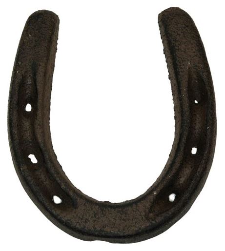 Picture of Cast Iron Rust Color Horse Shoe Set of 6