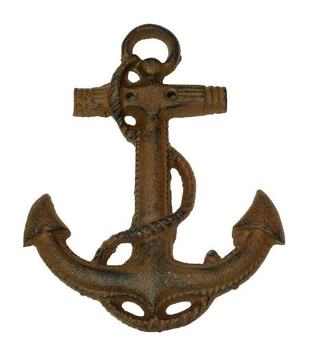 Picture of Cast Iron Boat Anchor Wall Deco Set of 2