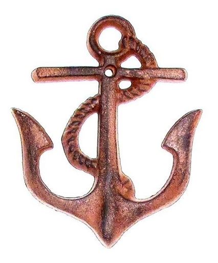 Picture of Cast Iron Anchor Hook Small Set of 4