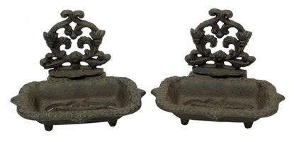 Picture of Cast Iron Old Style Victorian Soap Dish Set of 2