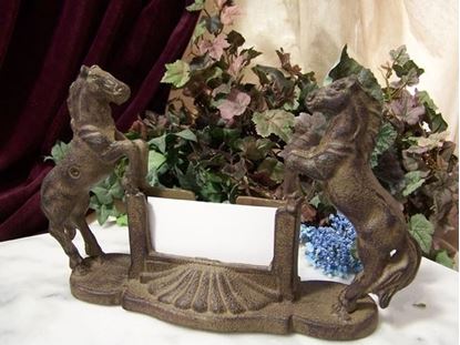 Picture of Cast Iron Horse Business Card Holder