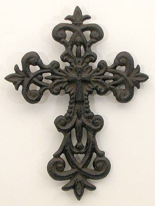 Picture of Fleur De Lis Cross Set of 2