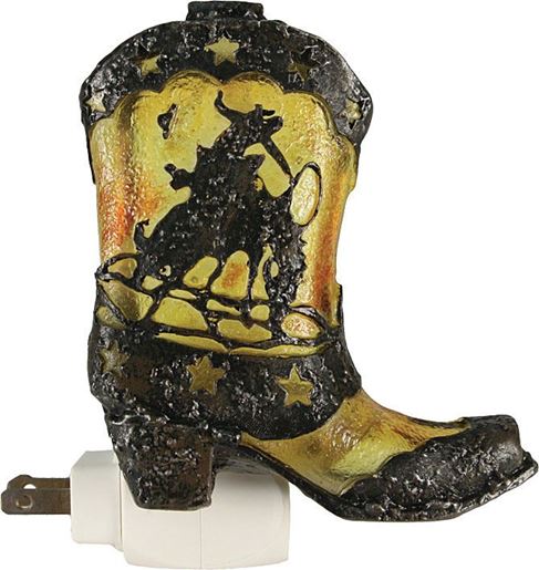 Picture of Cowboy Boot Night Light W/Sensor