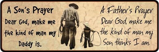 Picture of Cowboy Father / Son Prayer