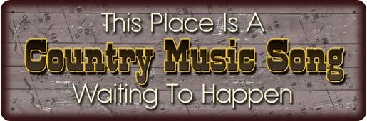 Picture of Country Music Song Sign