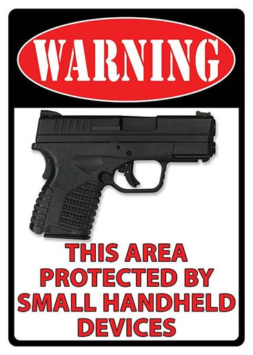 Picture of Warning-Handheld Devices