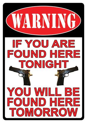Picture of WARNING If You're Found
