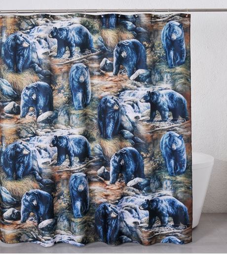 Picture of Black Bears Shower Curtain