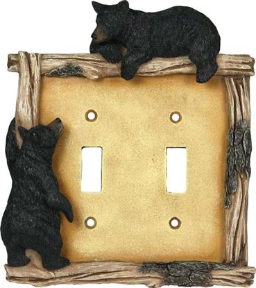 Picture of Bear Double Switch Plate Cover