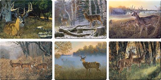 Picture of Deer Scene Cutting Boards Assorted Priced Each