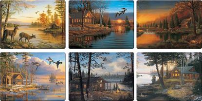 Picture of Cabin Scenes Cutting Board Assorted Priced Each