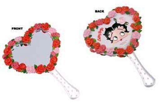 Picture of Betty Boop Bed of Roses Hand Mirror