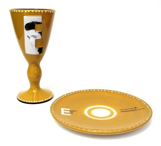 Picture of Elvis 2002 Goblet & Plate