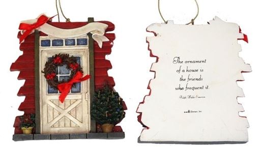 Picture of Roman Barn Door Ornament to Personalize