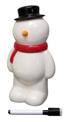 Picture of Roman Snowman Bank W/ Marker to Personalize