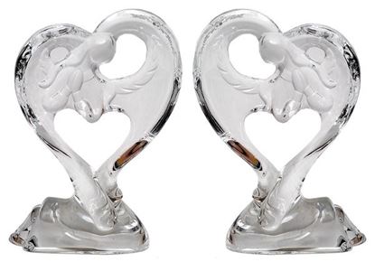 Picture of Roman Acrylic Angel in Heart Set of Two