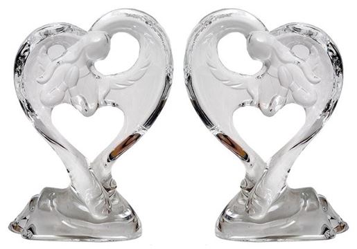 Picture of Roman Acrylic Angel in Heart Set of Two