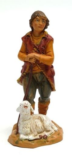 Picture of Fontanini 5'' Scale Paul Shepherd w Sheep