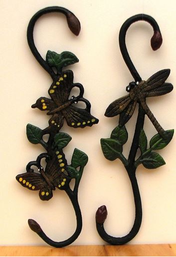 Picture of Cast Iron Butterfly & Dragonfly Plant Hanger