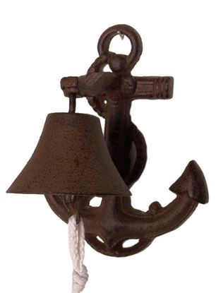 Picture of Cast Iron Bell Boat Anchor Rust